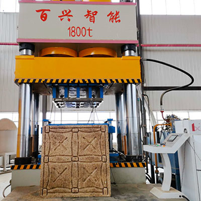 1800木屑托板液压机